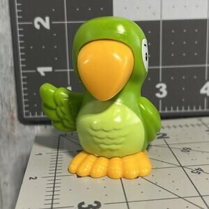 Little People Green Parrot Big Animal Zoo Train Figure ABC Bird Fisher Price